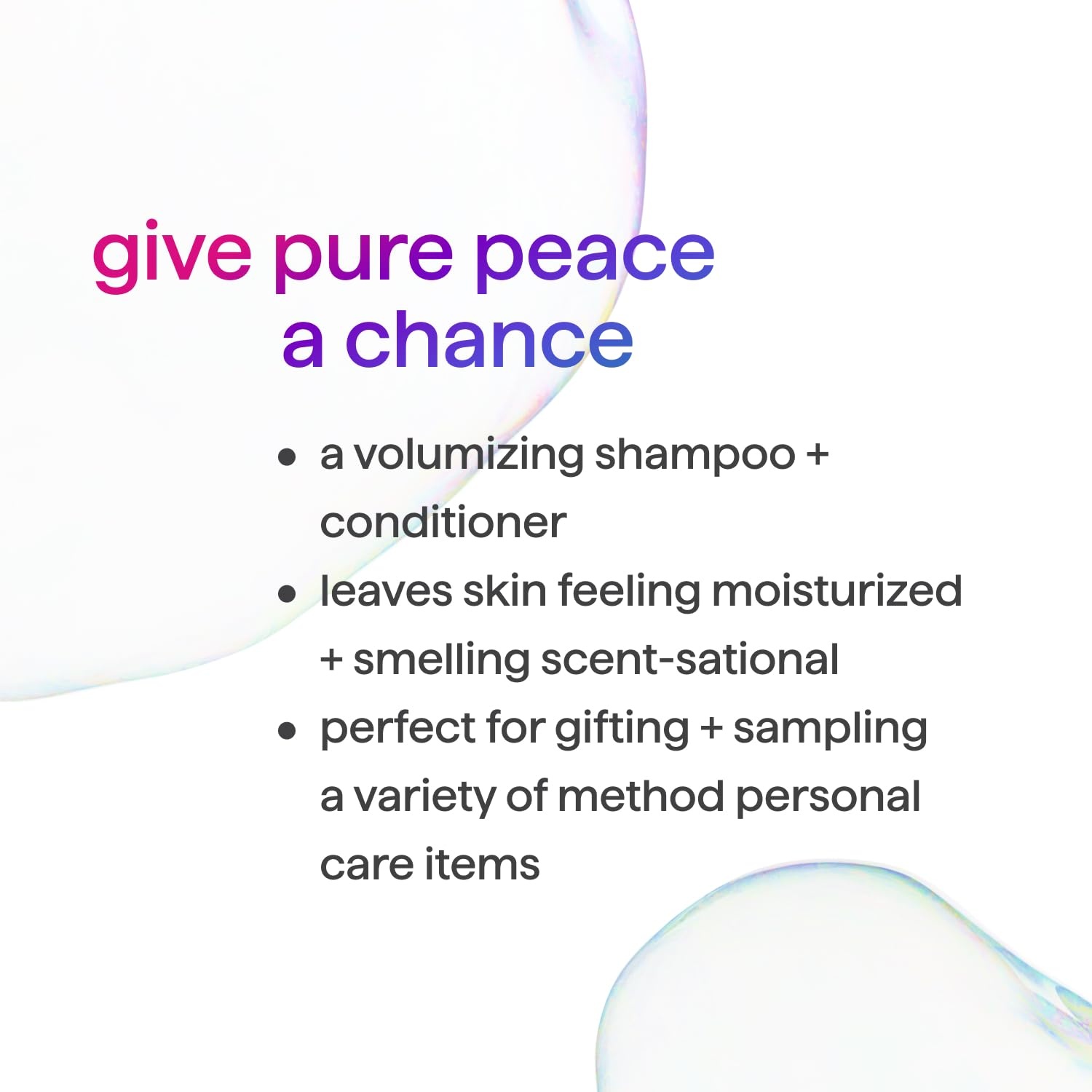 image:imageMethod Body Wash and Hair Care Gift Set Pure Peace