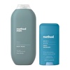 Bundle of Method Sea + Surf Body Wash, 18 oz (Pack of 1) + Method Glacier + Granite Deodarant, 2.65 oz (Pack of 1)